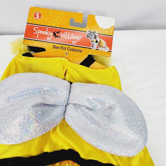 Spooky Village Pet/Dog Bee Halloween Costume New Size Small - Pet Parade - Picture 3 of 10
